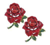 2 pezzi spilla rosa spilla moda donna spilla fiore spilla floreale spilla