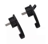 2 pezzi Spina Schuko angolata nera Spina Schuko piatta 250 V (16 A) Spina Schuko Spina Schuko piatta