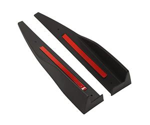 2 Pezzi Spoiler Laterale, KIMISS Splitter Canard Protettore Ala Sinistra Destra Kit Carrozzeria Diffusore Paraurti Posteriore Sostituzione per 2015-2019