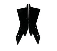 2 Pezzi Spoiler Paraurti Posteriore Universale Per Auto Fibra Carbonio, Protezione Parafango Diffusore Antiurto Minigonne Laterali Splitter Angolare(Black)