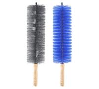 2 pezzi spolverino per ragnatela pieghevole spolverino per polvere in plastica