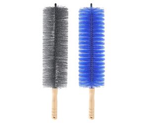 2 pezzi spolverino per ragnatela pieghevole spolverino per polvere in plastica