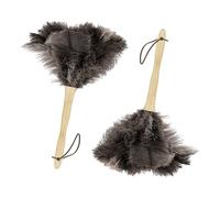 2 pezzi spolverino, strumenti di pulizia per la casa, piccoli utensili per la polvere, oggetti domestici, semplici strumenti per la polvere, piccoli strumenti per la polvere, spolverino con manico