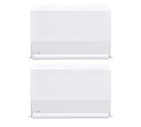 2 Pezzi Sportello per Skimmer, 19,5x14 cm Bianco Piscina Skimmer Coperchio Battente Skimmer, Parte di Ricambio per Piscine Fuori Terra e Skimmer per Piscine