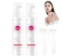 2 Pezzi Spray Depilatorio, 100 ml Crema Depilatoria, Schiuma Depilatoria Donna Uomo, Rimozione Indolore dei Peli, Idratante, per Braccia, Ascelle, Gambe e Zona Bikini