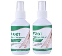 2 pezzi spray per piedi morbido e liscio spray peeling istantaneo per piedi 30 once maschera peeling ammorbidente per per una pelle liscia e nutrita|scrub
