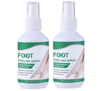 2 pezzi spray per piedi morbido e liscio spray peeling istantaneo per piedi 30 once maschera peeling ammorbidente per per una pelle liscia e nutrita