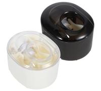 2 Pezzi Spremi Dentifricio da Muro Dosatore Preciso, PET per Bagno | Design senza Mani, Montaggio a Parete, Supporto Affidabile, Pratico per Lavandino e Routine Quotidiana