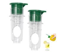 2 Pezzi Spremiagrumi Manuale,Piccolo Spremi Limone Plastica,Spremiagrumi per di Casa,Spremiagrumi Manuale al Limone per Spremitura Limone, Mandarino, Arancia