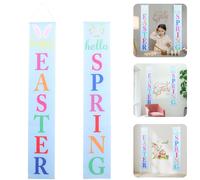 2 pezzi Spring Easter Party Decorative Port Banners Campi Cande
