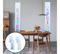 2 pezzi Spring Easter Party Decorative Port Banners Campi Cande