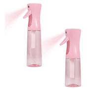 2 Pezzi Spruzzatore Bianco, Nebulizzatore Acqua, Spruzzino per Capelli, Bottiglia Spray Riutilizzabile in Plastica Senza BPA, Design Ergonomico Antigoccia per Capelli, Piante, Pulizia