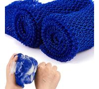 2 Pezzi Spugna a Rete Africana Rete Esfoliante per il Corpo Scrubbing di Schiena Body Scrubber da Doccia Smoother per Pelle per Uso Quotidiano o Ripieno di Calza