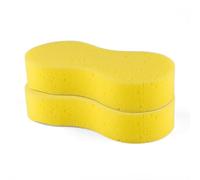 2 pezzi Spugna Auto Lavaggio, Spugna Lavaggio Auto Antigraffio, Grande per Autolavaggio Pulizia Vetri per Auto per Lavaggio Auto Cucina Pulizia - Giallo (23x11x4.5 cm)