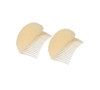 2 pezzi spugna beige Bump It Up Volume inserti base pettine fare alveare strumenti per lo styling dei capelli chignon Updo accessori per capelli per donne acconciature fai da te