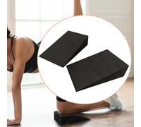 2 pezzi Squat Wedge Block Slant Board antiscivolo Tallone rialzato Polpaccio