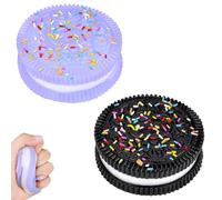 2 pezzi Squishy, Fufu Squishy, Taba Squishy, Squishy Squeeze Giocattoli, Taba Squishy Set, Biscuit Toy per alleviare lo stress, Squishy Toy, Stress Squeeze Toy per adulti e bambini