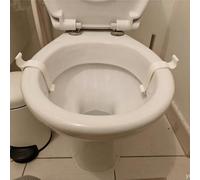 2 pezzi Stabilizzatore per sedile del WC. Il tuo WC è allentato, traballa o è disallineato? Prova questo stabilizzatore per WC, può allineare facilmente il tuo WC e impedire che si muova. 2 pezziABS
