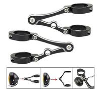 2 Pezzi Staffa Faro Moto Supporto Morsetto 39mm-41mm Per Honda