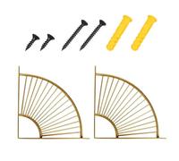 2 pezzi staffa for mensola design ventola parete divisoria in metallo tavole for impalcature supporto fisso staffe angolari fluttuanti sospese for tavolo da panca
