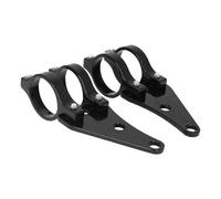 2 Pezzi Staffa Universale 41mm Per Faretto Moto Attacco Forcella Set Morsetto