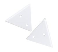 2 Pezzi Staffe for Mensole Nascoste, Triangolo for Scaffalature, Angolo Mobile Invisibile, Supporto for Appendere a Parete, Impalcature for Cucina, Soggiorno, Controsoffitto Esterno(White,280x170mm)