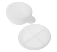 2 Pezzi Stampo in Silicone a Cuore per Resina e Sapone, Bianco | Superficie Antiaderente, Facile Sformatura, per Artigiani e Artisti, per Colate e Oggetti Piccoli
