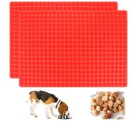 2 Pezzi Stampo in Silicone a Forma di Semisfera, 468 Cavità Mini Stampo Rotondo per Gocce di Cioccolato, Padella per Dolcetti per Cani, Tappetino Rotondo Senza BPA per Ganache, Gelatina, Caramelle