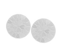 2 Pezzi Stampo in Silicone Forme, Bianco, per Plettri Chitarra | Resina Epossidica e Uv, Facile Sformatura, Riduce Carteggiatura, per Portachiavi e Ciondoli