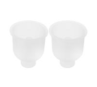 2 Pezzi Stampo in Silicone per Vaso Resina, Creatività Fai da Te | Riutilizzabile, Demold Facile, Superficie Liscia Effetto Specchio, per Piccole Piante Grasse e Laboratori