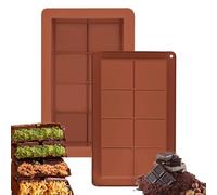 2 Pezzi Stampo Per Tavoletta Di Cioccolato In Silicone