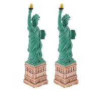 2 pezzi Statua di punto di riferimento di New York Artistico Punto di