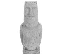 2 Pezzi Statua Sottomarina Moai Isola Scultura Decorativa