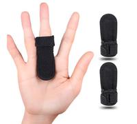 2 Pezzi Stecche per le Dita, Regolabile, a grilletto, Raddrizzatore per Tutte le Dita,tutore dito a scatto,tutore dito,stecca dito mano,tutore per dito a scatto