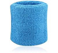 2 pezzi strisce anti-sudore uomini donne polsini elastici elastici per palestra sport tennis corsa pratica alla moda