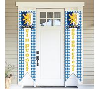 2 Pezzi Striscione Decorazione Oktoberfest Striscione Oktoberfest Bavarese Set di Decorazioni per il Festival della Birra Benvenuto Oktoberfest per la Festa dell'Oktoberfest 130 * 30cm