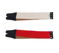 2 Pezzi Strop in Cuoio Doppio Strato per Rasoi Diritti | Lavorazione della Pelle, Uso Domestico e Negozio, per Rasoi e Lame da Affilare, Colore Casuale