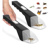 2 Pezzi Strumento Cattura Insetti, Acchiappa Insetti, Trappola per Ragni, Catturatore per Insetti Vivo, Trappola Per Insetti per Farfalle, Scarabei, Ragno, Perfetto per Outdoor Education