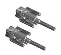 2 pezzi Strumento per la creazione di filettature per tubi dell'acqua dal design ergonomico interno ed esterno per filettatura idraulica da 1/2 "3/4" infila tubi per PVC