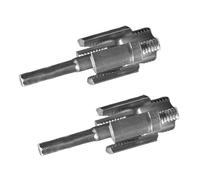 2 pezzi Strumento per la creazione di filettature per tubi dell'acqua dal design ergonomico interno ed esterno per filettatura idraulica da 1/2 "3/4"