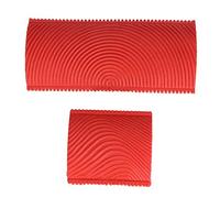 2 Pezzi Strumento Venatura del Legno Strumento per Grana del Legno Spatola Effetto Legno di Gomma Pittura di Grana in Rilievo per Pittura Pennelli Fai Da Te Strumenti Decorazione