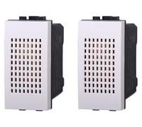 2 Pezzi Suoneria, Compatibile Con Bticino Living Light (Bianco)