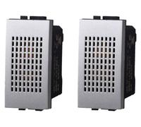2 Pezzi Suoneria, Compatibile Con Bticino Living Light (Grigio)