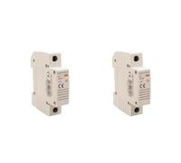 2 Pezzi Suoneria Modulare Barra DIN 220V, Campanello Elettrico da Quadro, 1 Modulo DIN, Montaggio su Guida DIN 35mm, per Segnalazione Acustica Impianti Elettrici