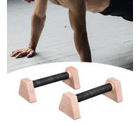 2 pezzi Supporti per barre per flessioni uomo Blocchi verticale in legno