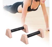 2 pezzi Supporti per barre per flessioni uomo Blocchi verticale in legno