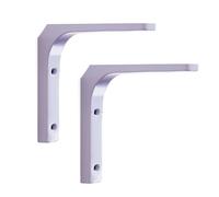 2 pezzi Supporti per Mensole,Staffe Angolari a 90 Gradi Reggi Mensola in Ferro,Angoli Metallici Versatili viola Reggimensola mensola a parete per Ripiano,Libreria (150mm×125mm)