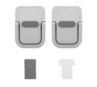 2 Pezzi Supporti per Mini Laptop,Supporti Autoadesivi per Mini Laptop,Supporto Pieghevole Invisibile per Laptop,Alzata Portatile per Tastiera con Silicone Antiscivolo per Tutti i Laptop,Notebook -A