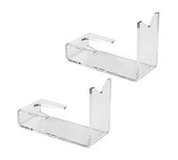 2 Pezzi Supporti per Pistola in AcrilicoTrasparente, Supporto per Pistola, Modello Giocattolo, Espositore per Pistola, Pistole Revolver, 14 x 6,3 x 7,6 cm