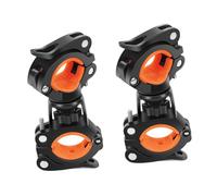 2 Pezzi Supporti per Torcia per Bici Clip per Luce per Bicicletta Rastrelliere